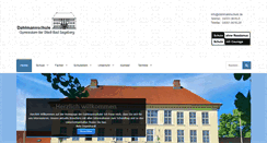 Desktop Screenshot of dahlmannschule.de
