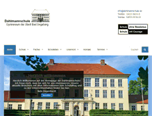 Tablet Screenshot of dahlmannschule.de